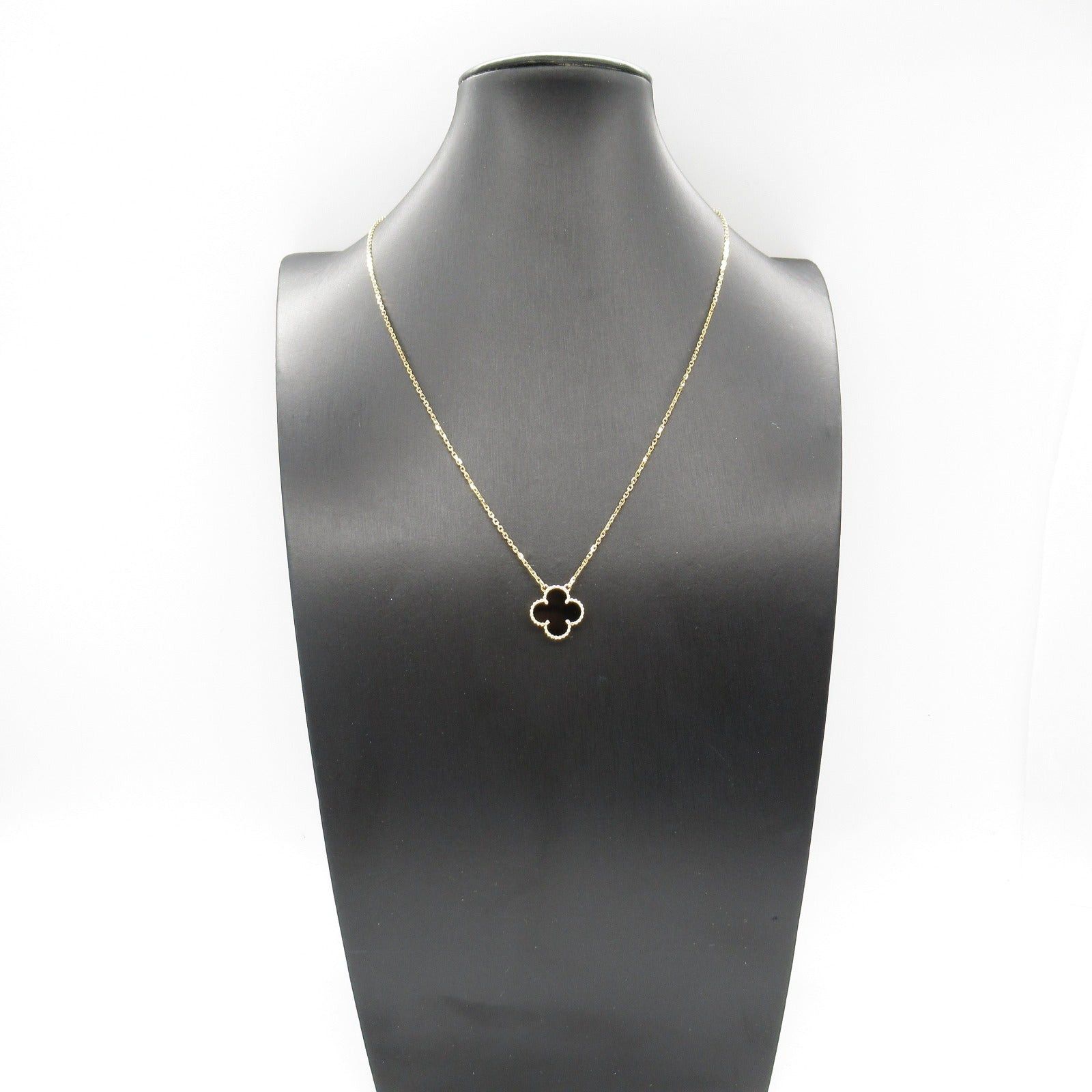 Van Cleef & Arpels Van Cleef Arpels Alhambra Necklace Onyx K18 (Yellow Gold) Black Size ONE SIZE - 7 Thumbnail
