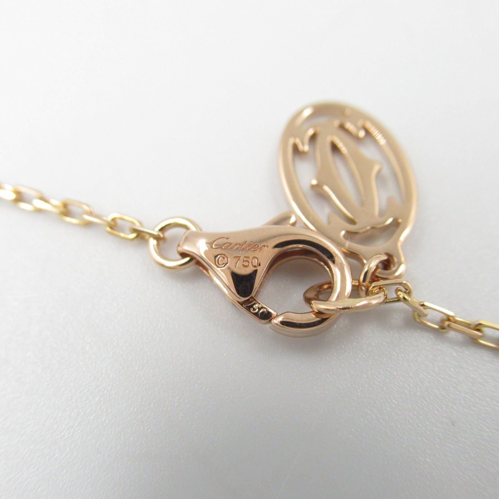 Cartier Cartier Damour Necklace Sapphire K18Pg (Pink Gold) Pink Size ONE SIZE - 4 Thumbnail