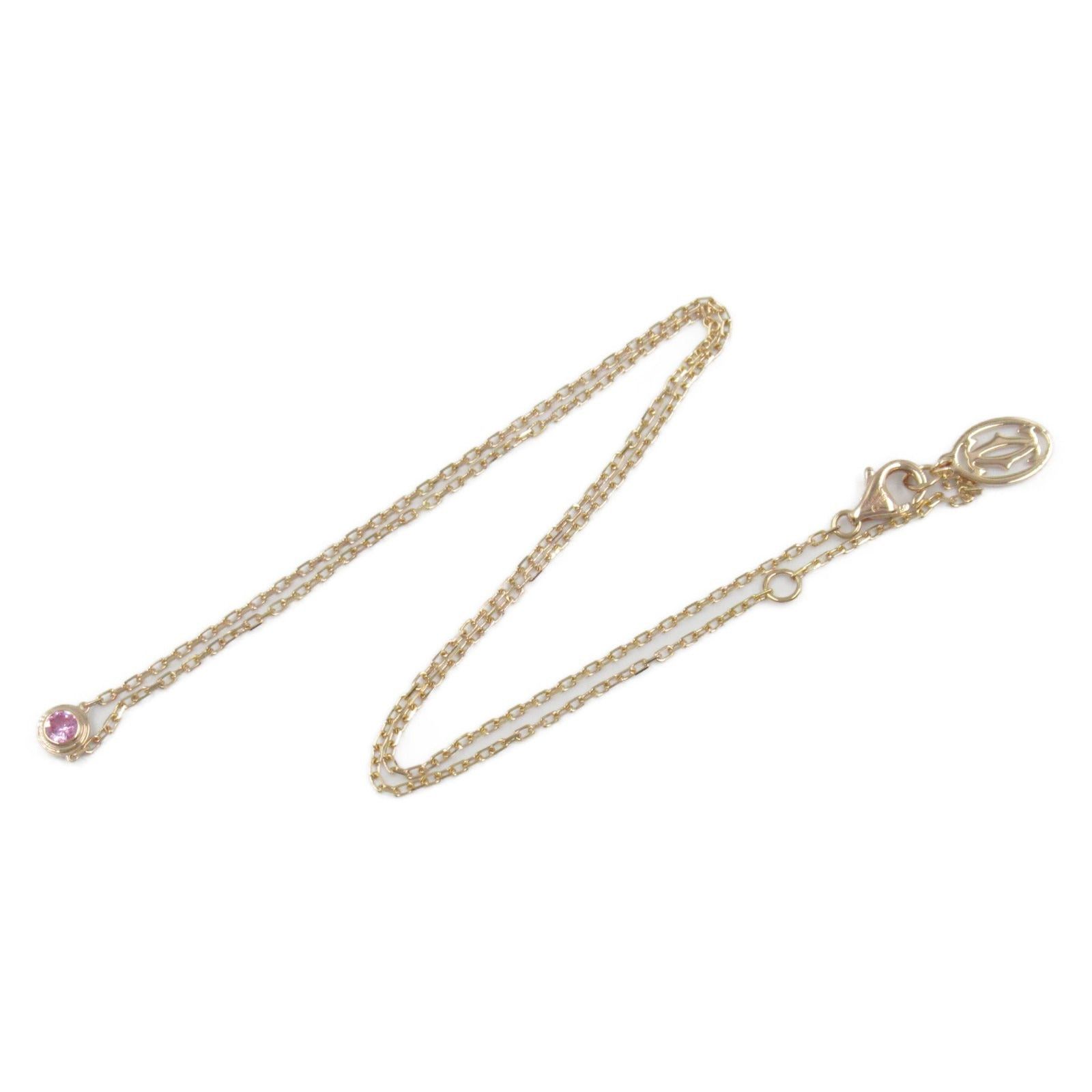 Cartier Cartier Damour Necklace Sapphire K18Pg (Pink Gold) Pink Size ONE SIZE - 3 Thumbnail