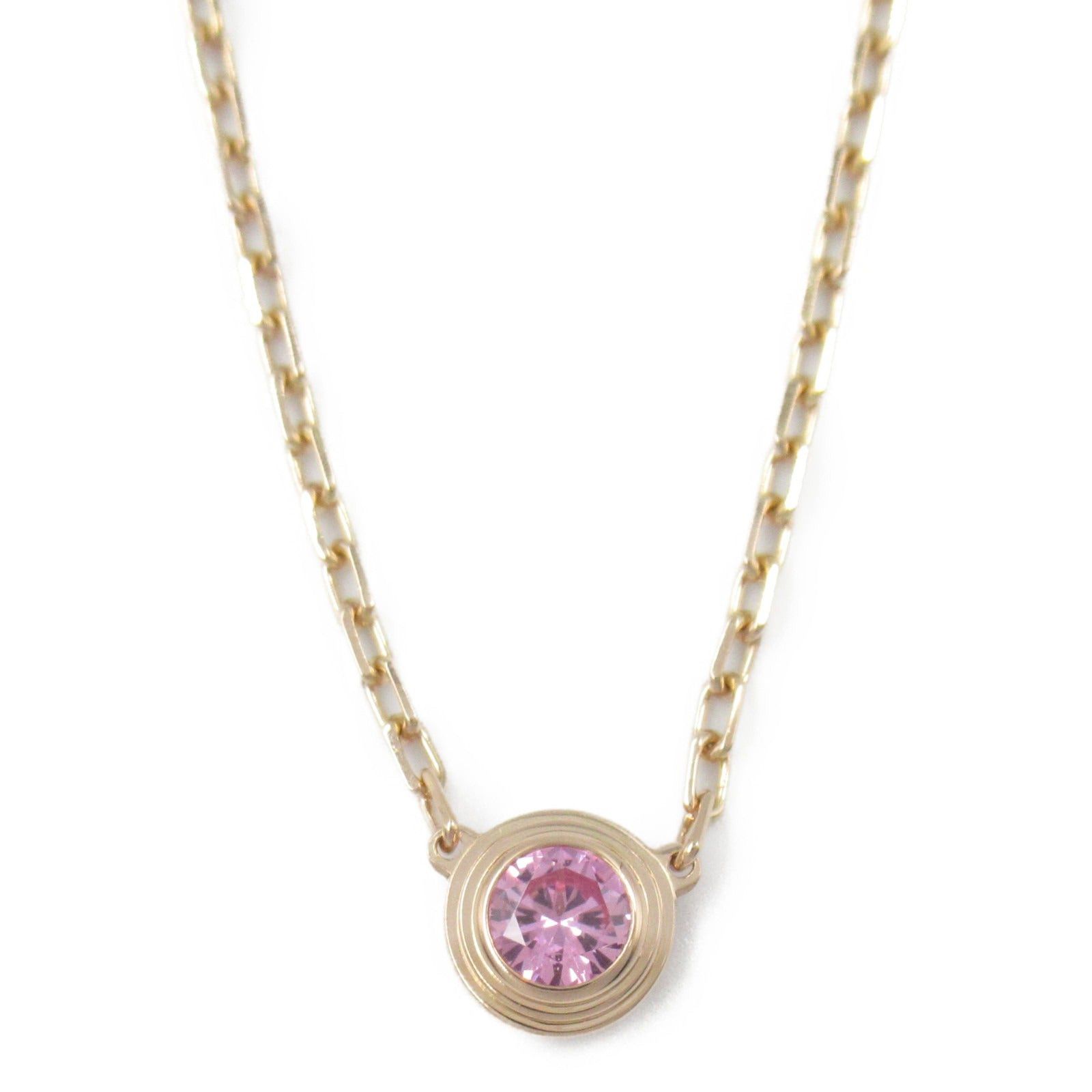 Cartier Cartier Damour Necklace Sapphire K18Pg (Pink Gold) Pink Size ONE SIZE - 2 Thumbnail