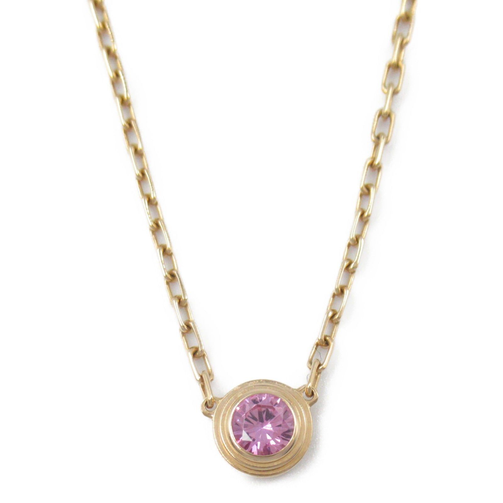 Cartier Cartier Damour Necklace Sapphire K18Pg (Pink Gold) Pink Size ONE SIZE - 2 Thumbnail