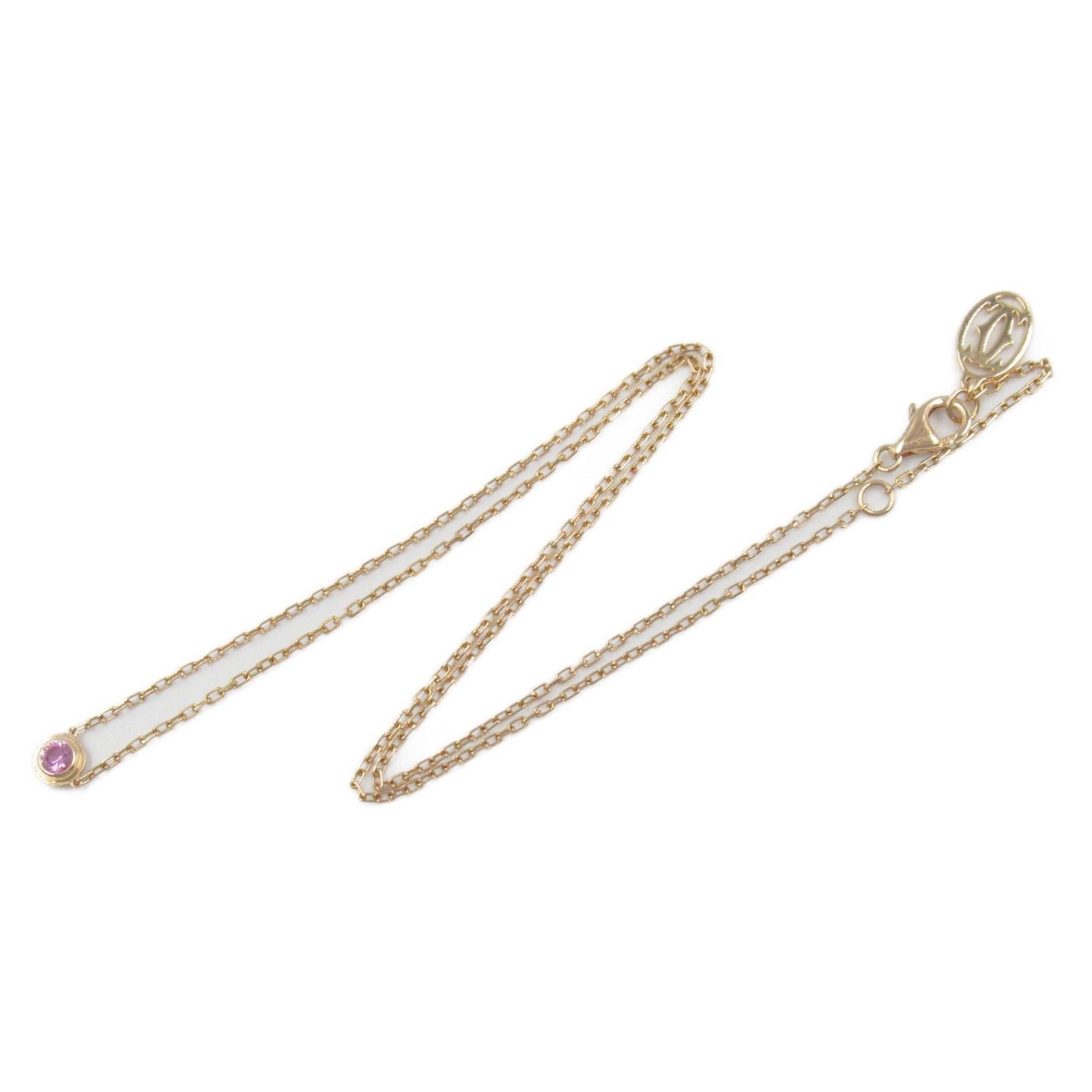 Cartier Cartier Damour Necklace Sapphire K18Pg (Pink Gold) Pink Size ONE SIZE - 3 Thumbnail