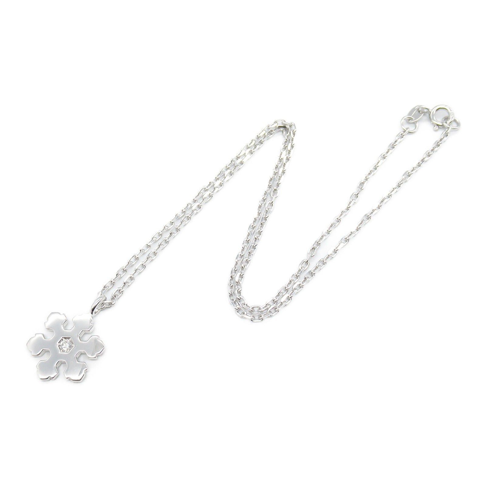Bvlgari Bvlgari Snowflake Necklace 1Pd K18Wg (White Gold) Diamond Clear Size ONE SIZE - 3 Thumbnail