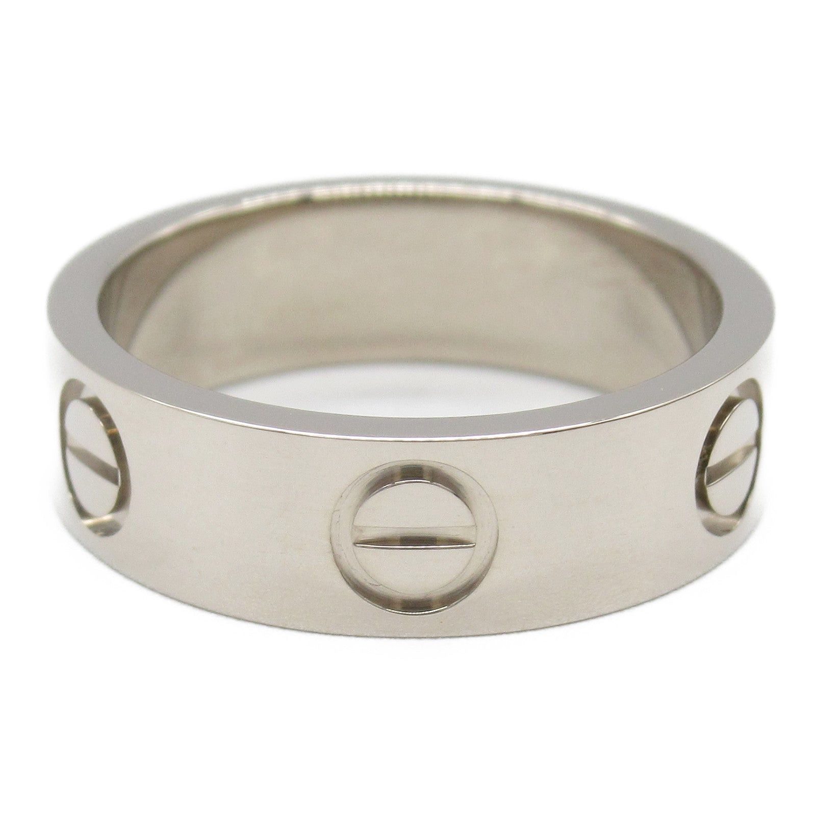 Cartier Cartier Love Ring K18Wg (White Gold) Silver Size ONE SIZE - 3 Thumbnail