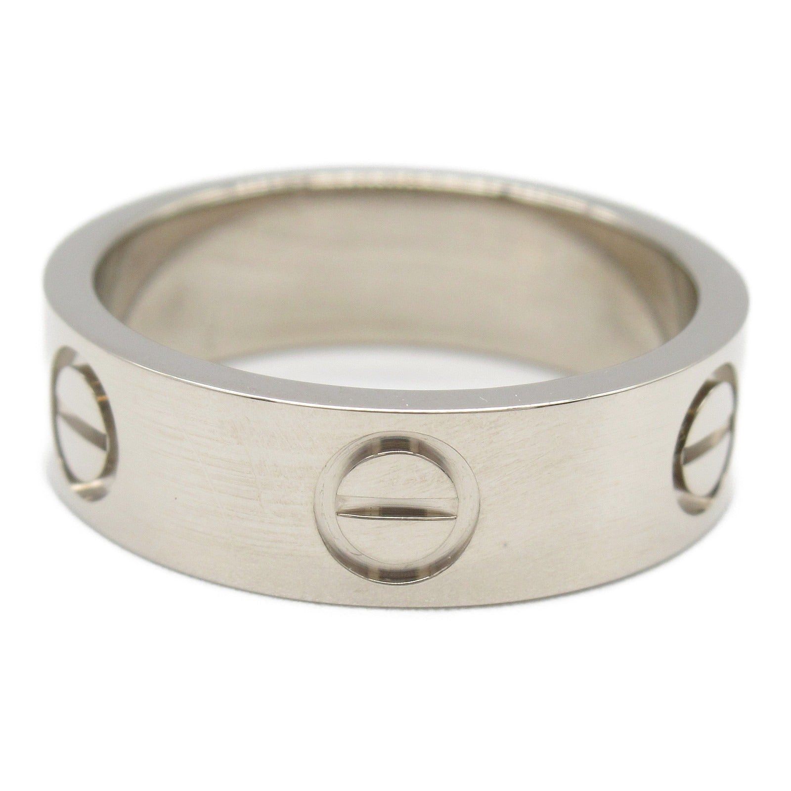 Cartier Cartier Love Ring K18Wg (White Gold) Silver Size ONE SIZE - 2 Thumbnail