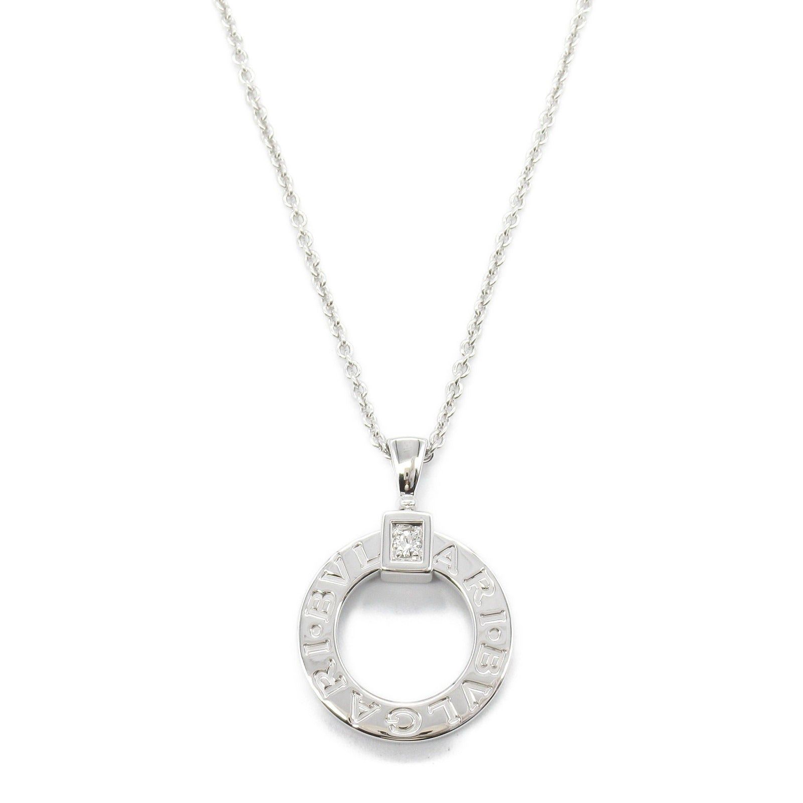 Bvlgari Bvlgari Bulgari Circle Diamond Necklace K18Wg (White Gold) Clear Size ONE SIZE - 2 Thumbnail