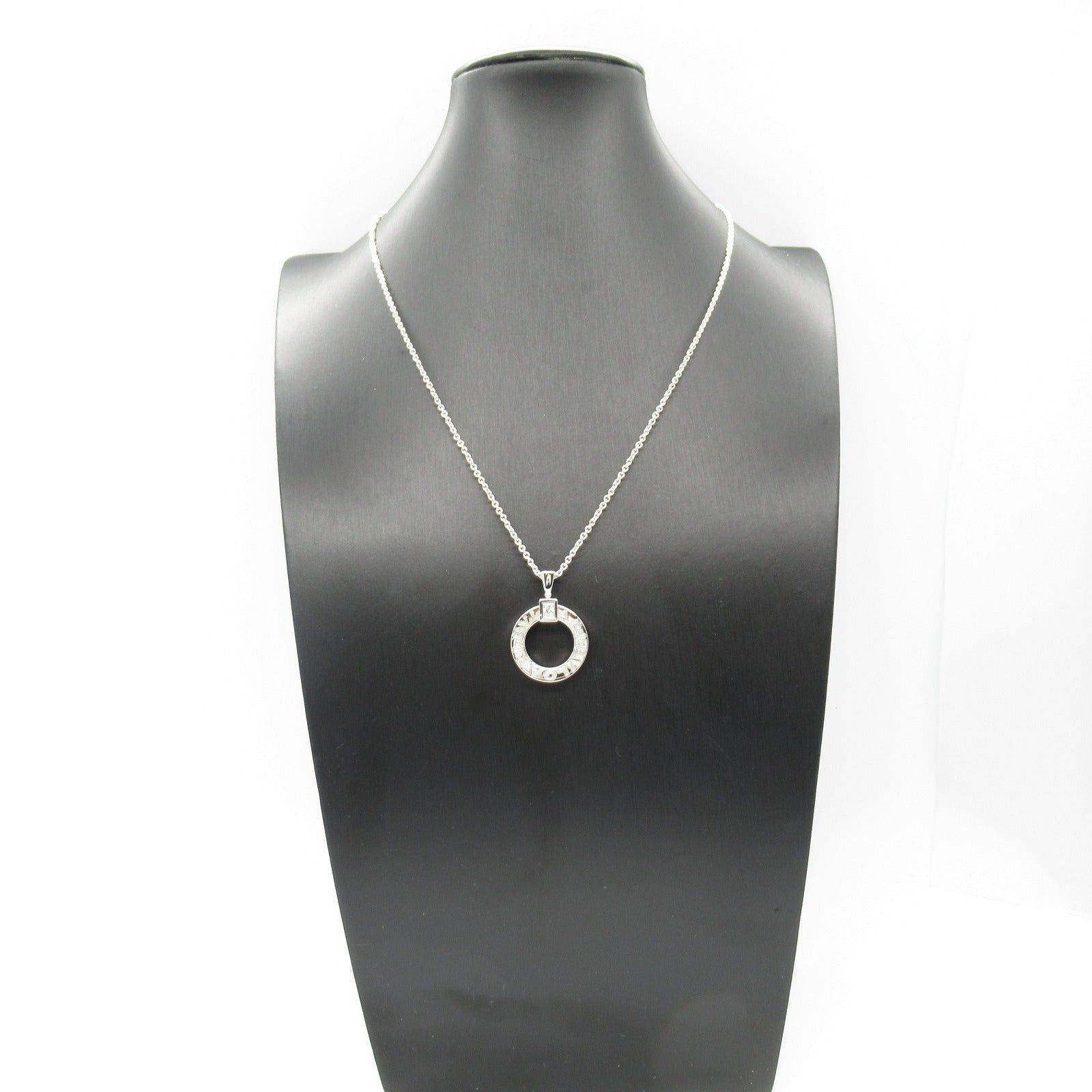 Bvlgari Bvlgari Bulgari Circle Diamond Necklace K18Wg (White Gold) Clear Size ONE SIZE - 6 Thumbnail