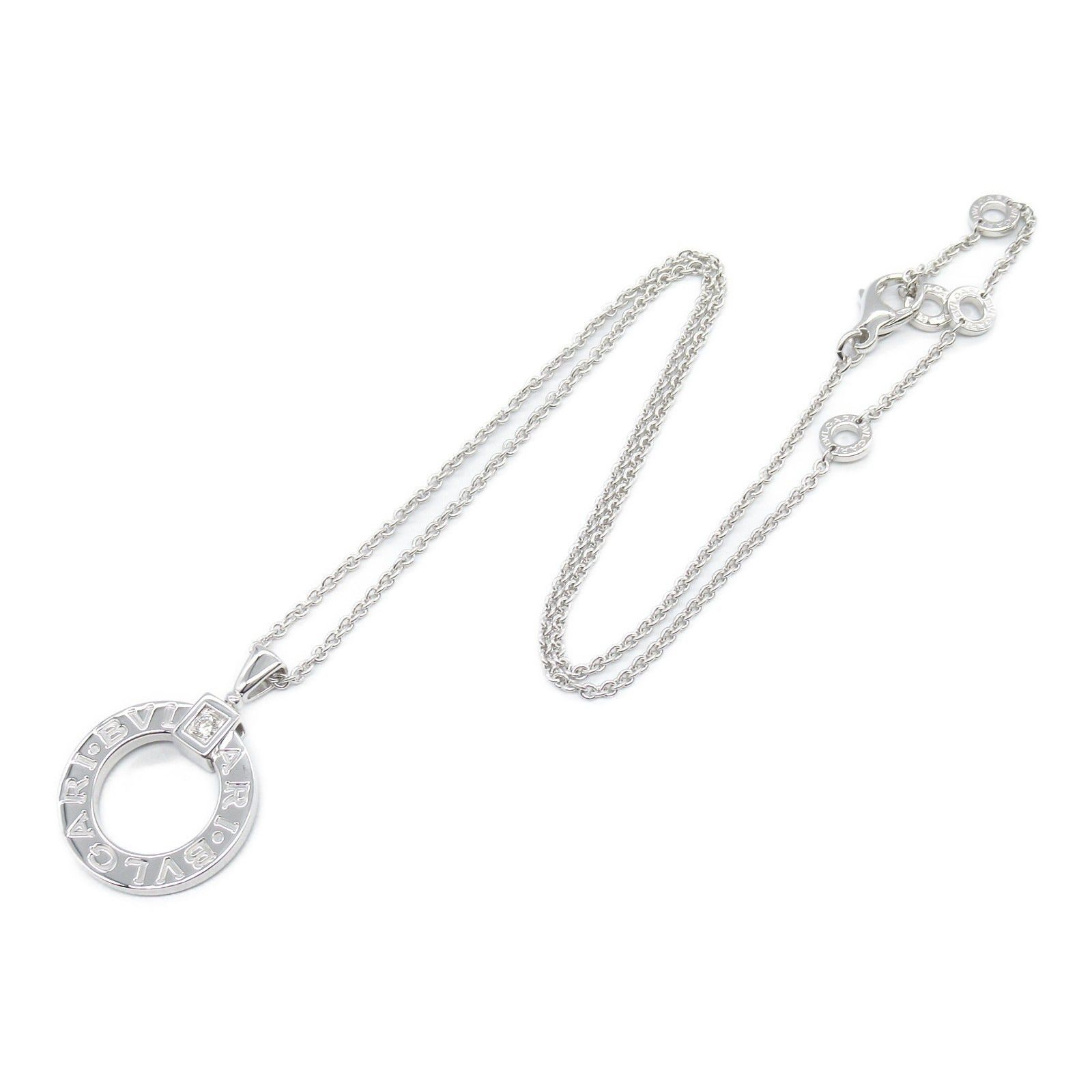 Bvlgari Bvlgari Bulgari Circle Diamond Necklace K18Wg (White Gold) Clear Size ONE SIZE - 3 Thumbnail