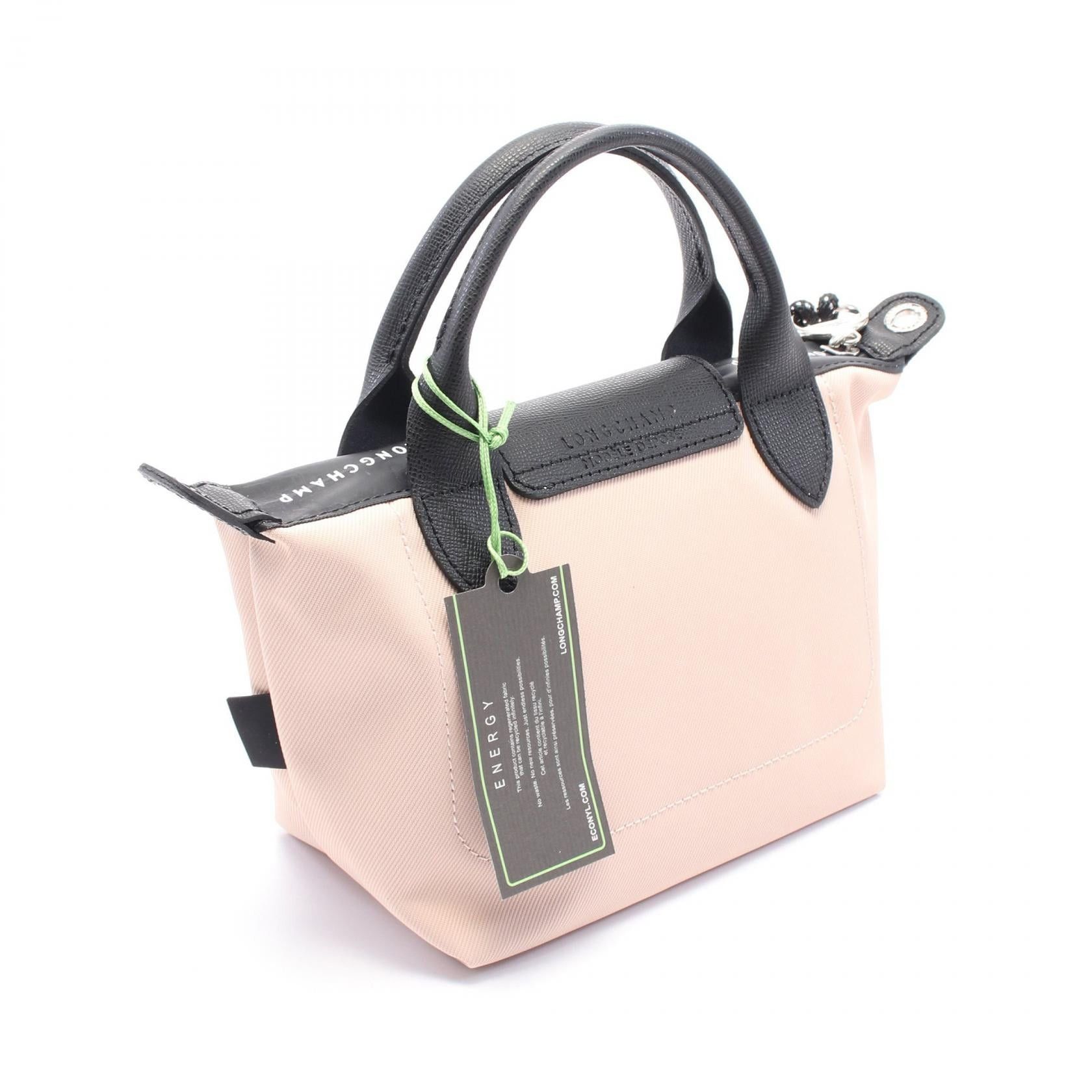 Longchamp Longchamp Le Preage Energy Xs Handbag Canvas Leather Pink Black Size ONE SIZE - 2 Thumbnail