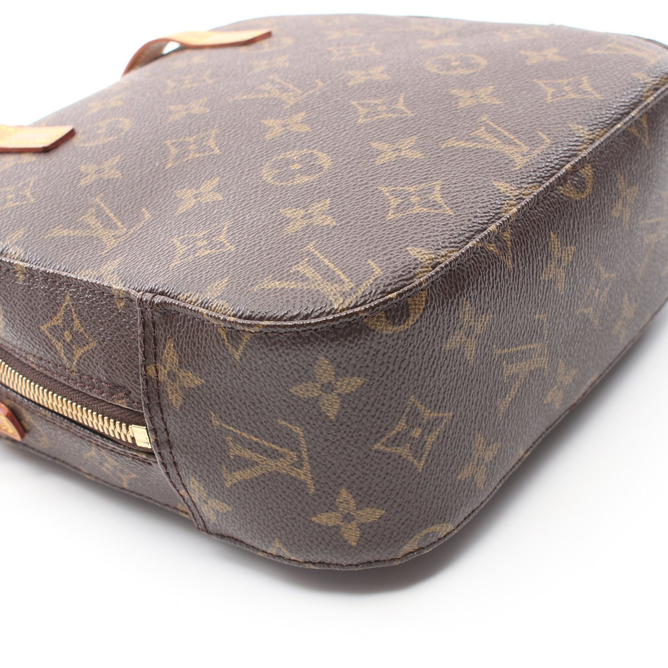 Louis Vuitton Louis Vuitton Spontini Monogram Handbag Leather Brown Size ONE SIZE - 9 Thumbnail