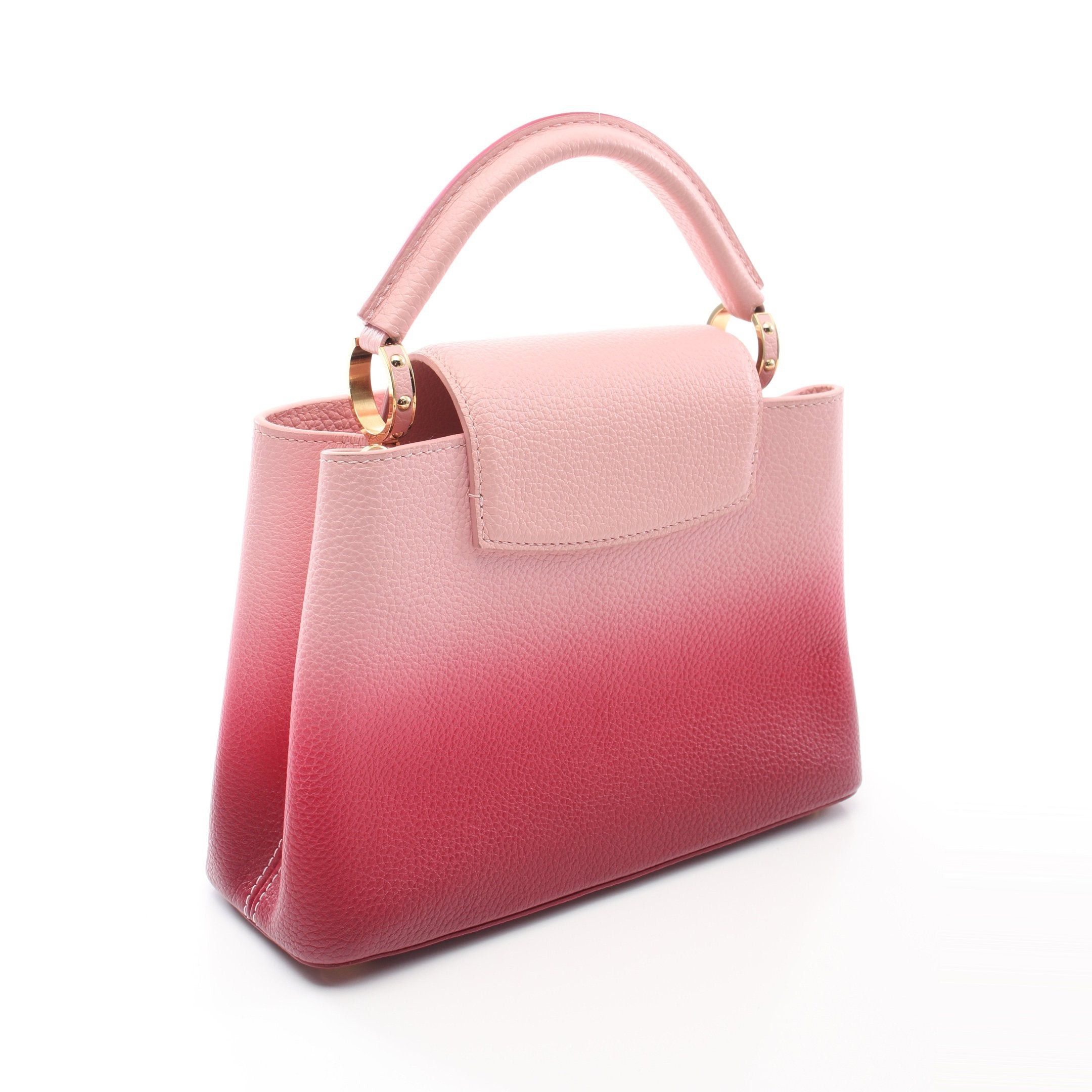 Louis Vuitton Louis Vuitton Capucines Bb Handbag Leather Pink Red Gradation Size ONE SIZE - 2 Thumbnail