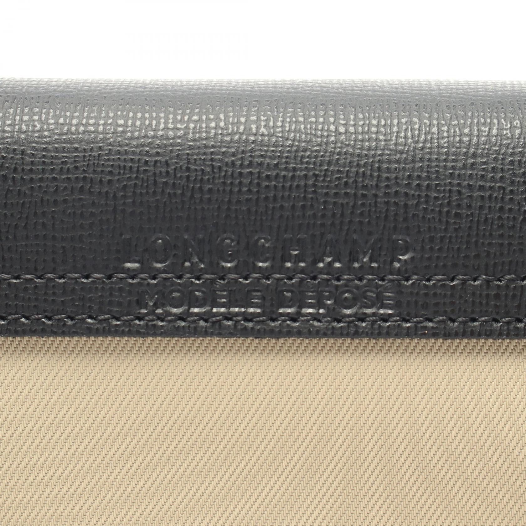 Longchamp Longchamp Le Preage Energy L Top Handle Handbag Tote Bag Canvas Leather Beige Black Size ONE SIZE - 4 Thumbnail