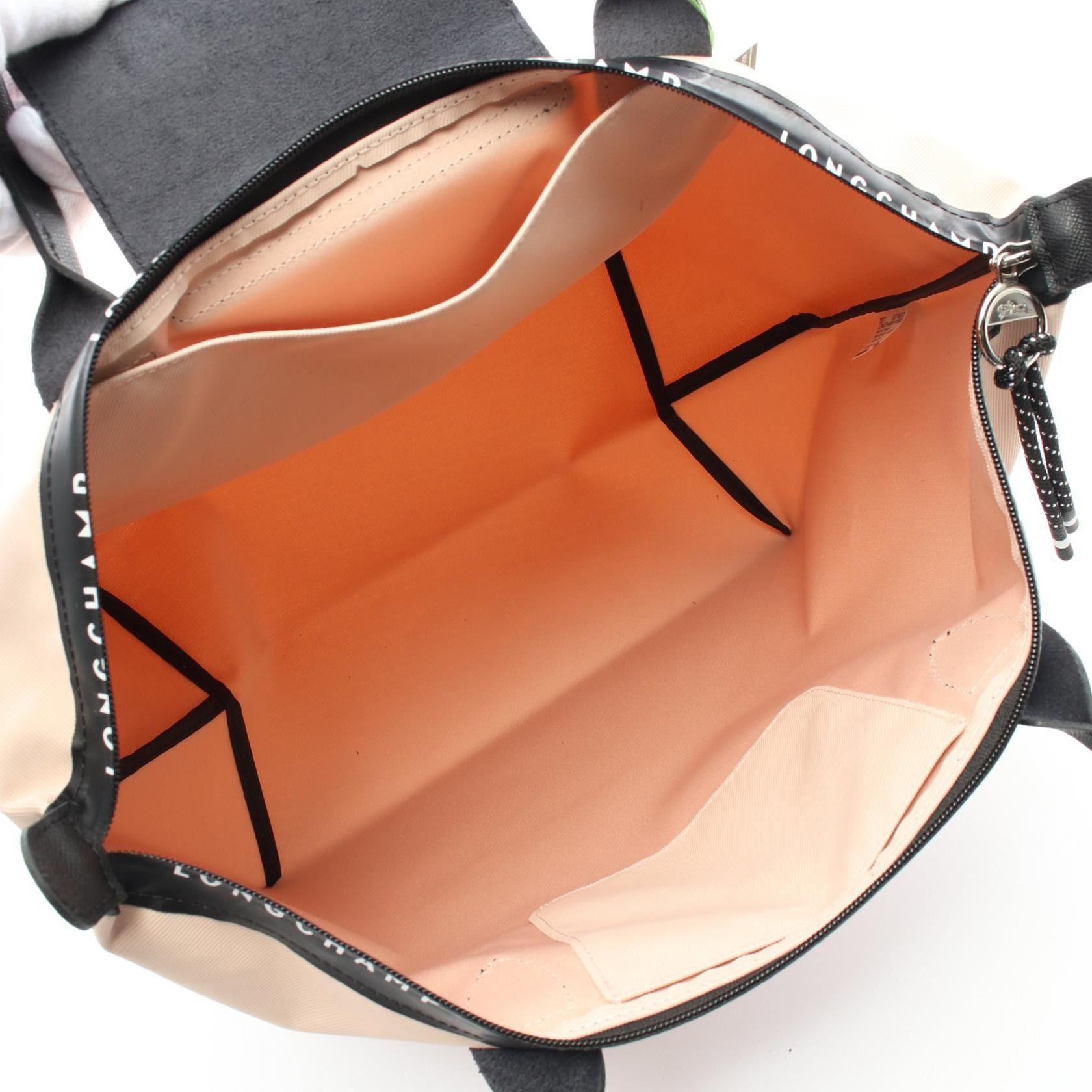 Longchamp Longchamp Le Preage Energy L Handbag Tote Bag Fabric Leather Pink Black Size ONE SIZE - 3 Thumbnail