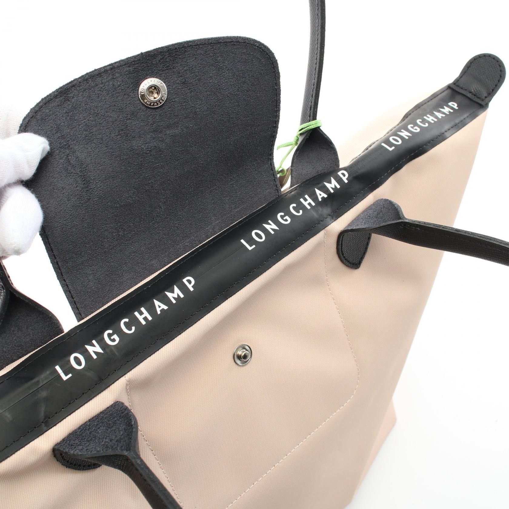 Longchamp Longchamp Le Preage Energy L Handbag Tote Bag Fabric Leather Pink Black Size ONE SIZE - 5 Thumbnail