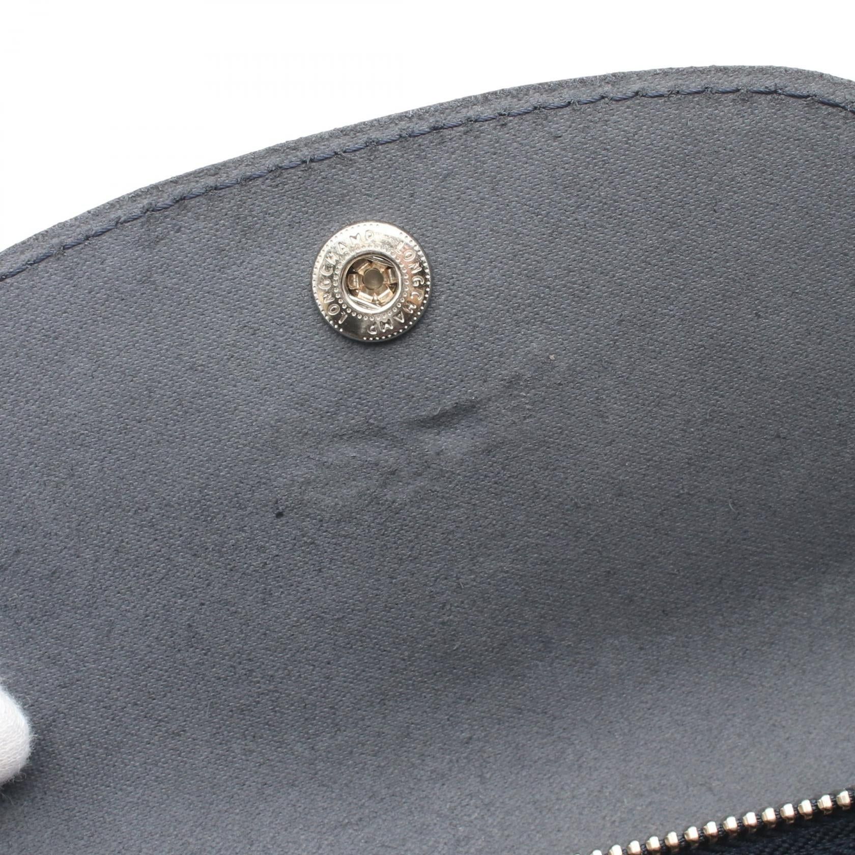 Longchamp Longchamp Le Preage City L Handbag Tote Bag Canvas Leather Navy Size ONE SIZE - 6 Thumbnail