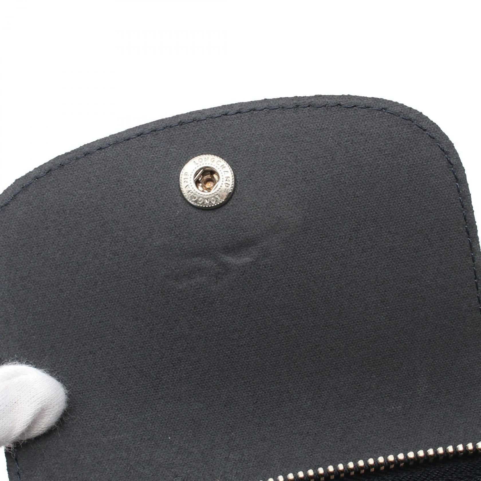 Longchamp Longchamp Le Preage City Handbag Tote Bag Canvas Leather Navy Size ONE SIZE - 5 Thumbnail