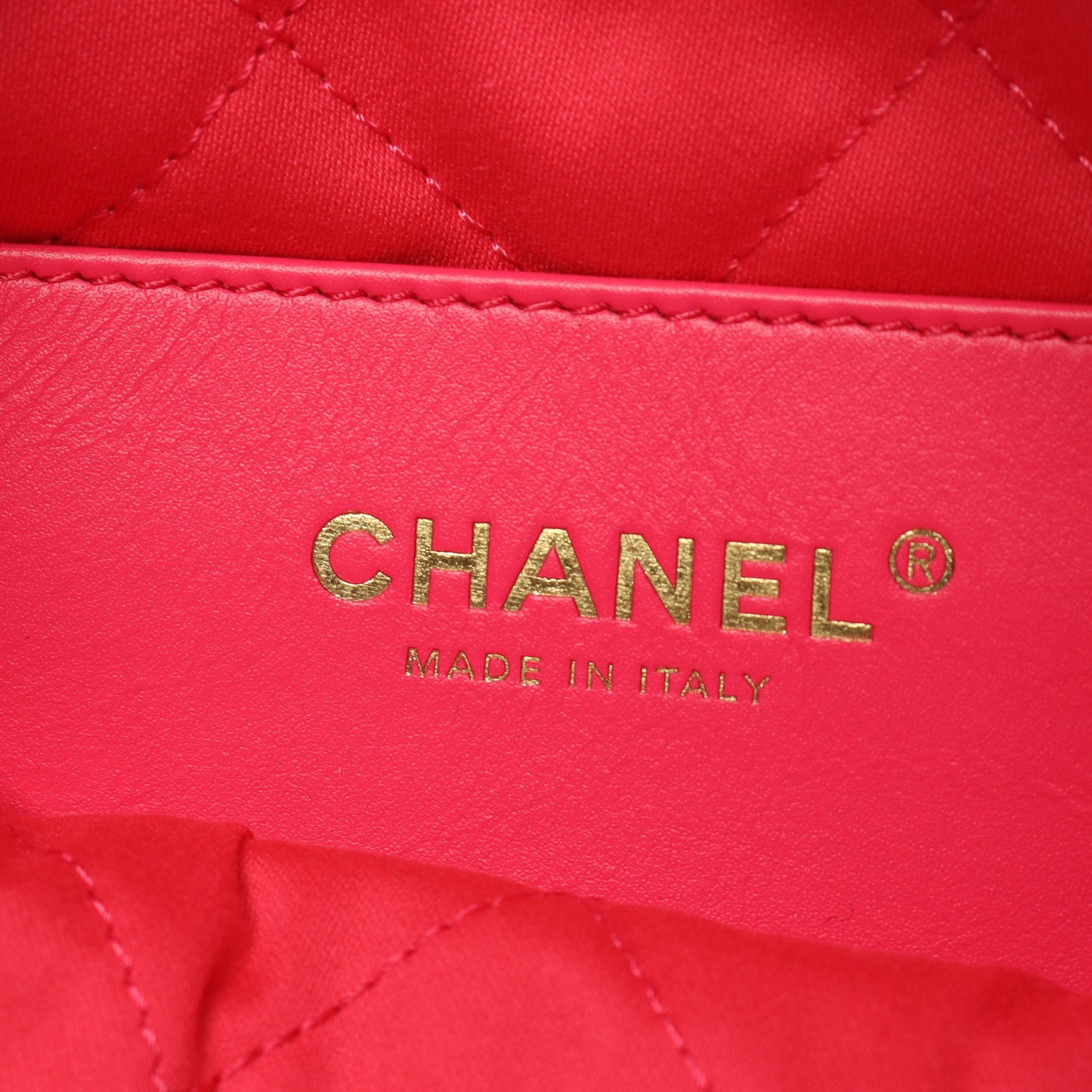 Chanel Chanel Chanel 22 Mini Chain Shoulder Bag Leather Pink Purple Gold Hardware Size ONE SIZE - 4 Thumbnail