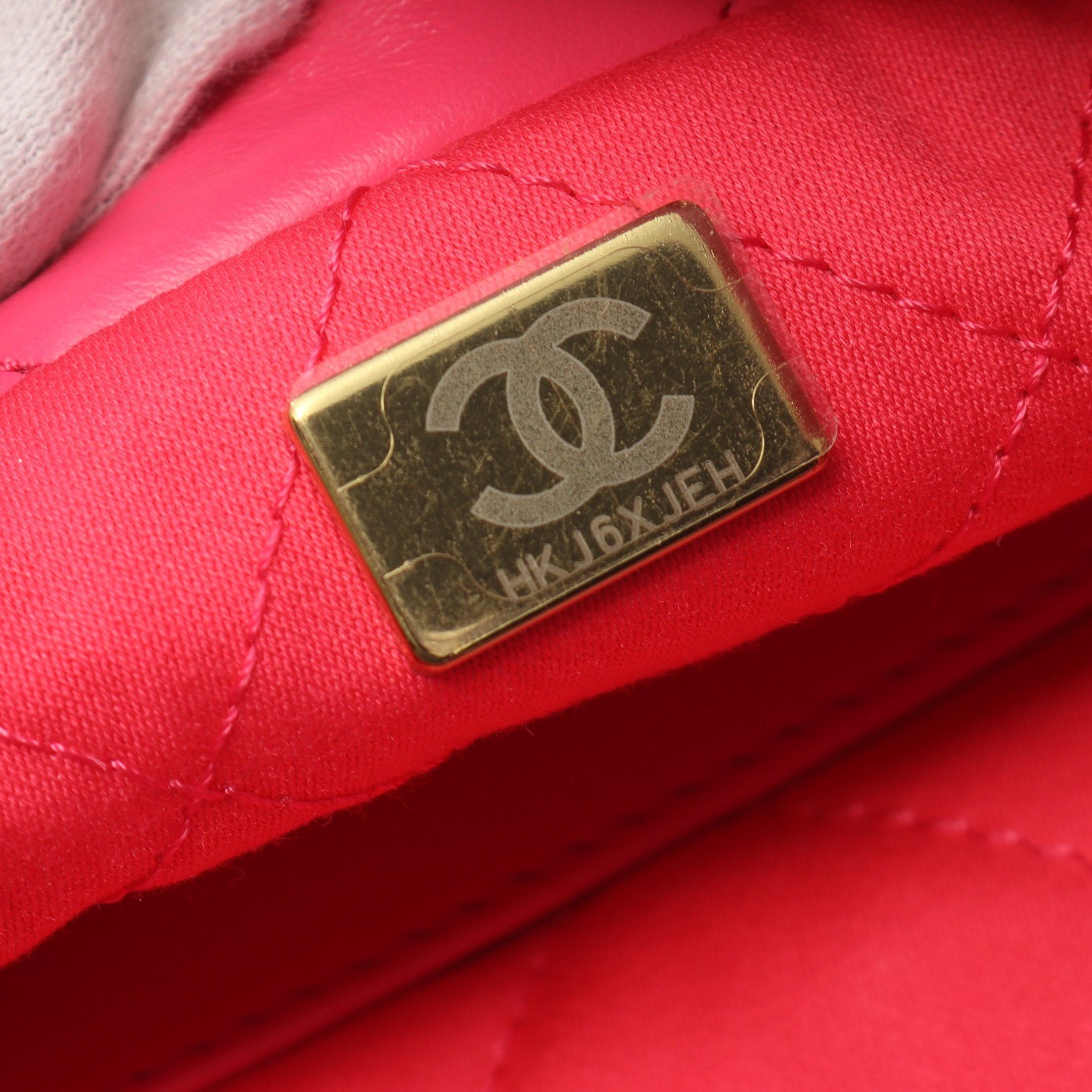 Chanel Chanel Chanel 22 Mini Chain Shoulder Bag Leather Pink Purple Gold Hardware Size ONE SIZE - 5 Thumbnail