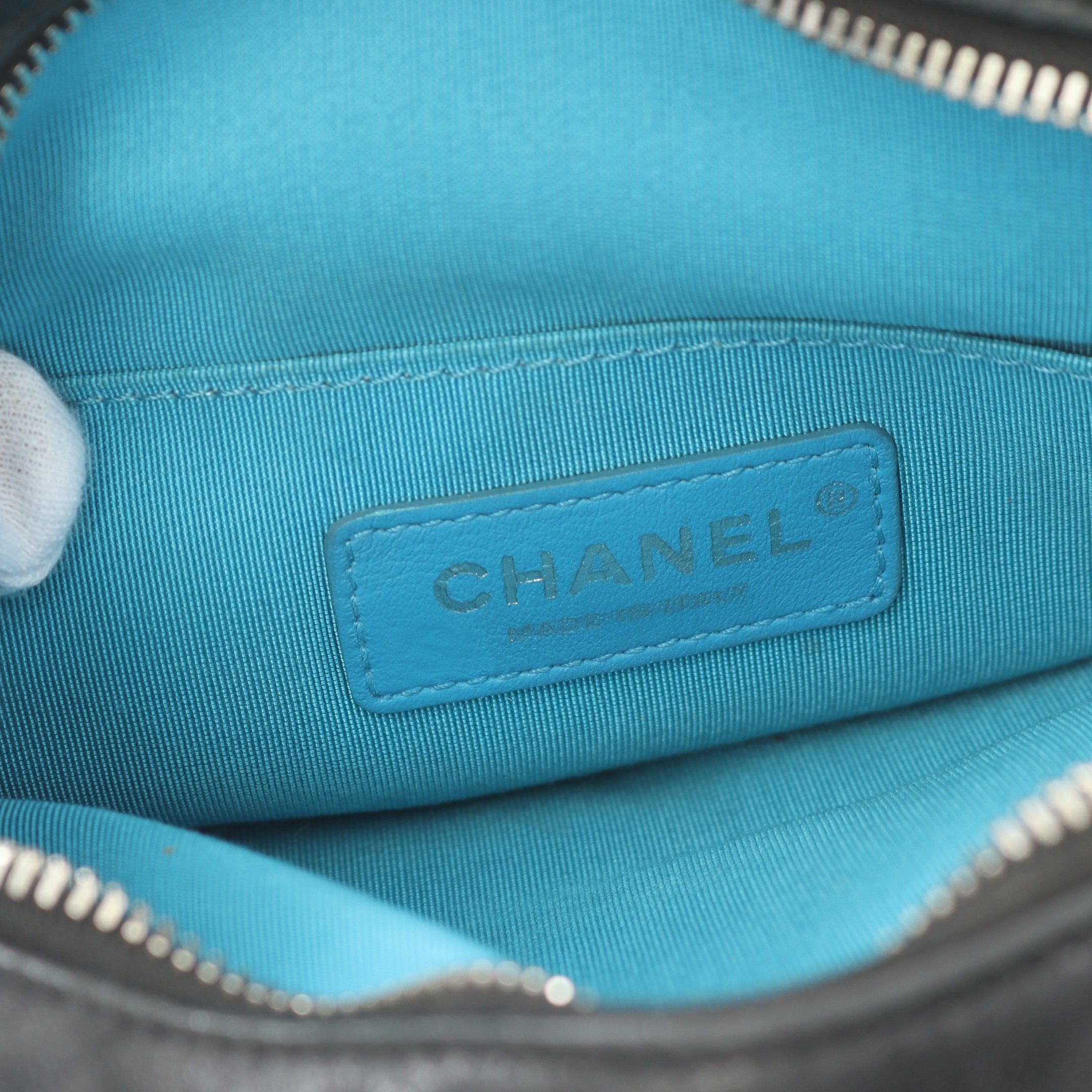 Chanel Chanel Matelasse Chain Shoulder Bag Lambskin Tweed Black Multicolor Silver Hardware Size ONE SIZE - 4 Thumbnail