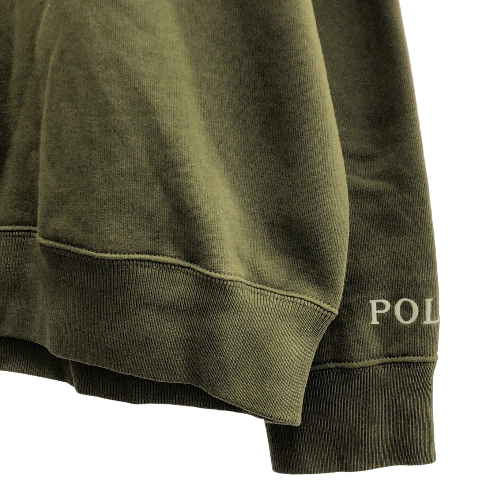 Ralph Lauren Ralph Lauren Heard Cn Po-Long Sweatshirt Cotton Khaki Green Size ONE SIZE - 4 Thumbnail