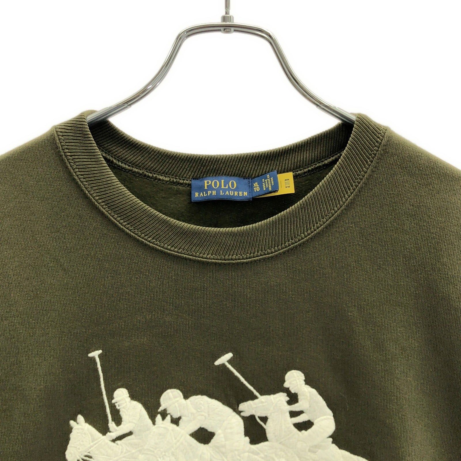 Ralph Lauren Ralph Lauren Heard Cn Po-Long Sweatshirt Cotton Khaki Green Size ONE SIZE - 3 Thumbnail