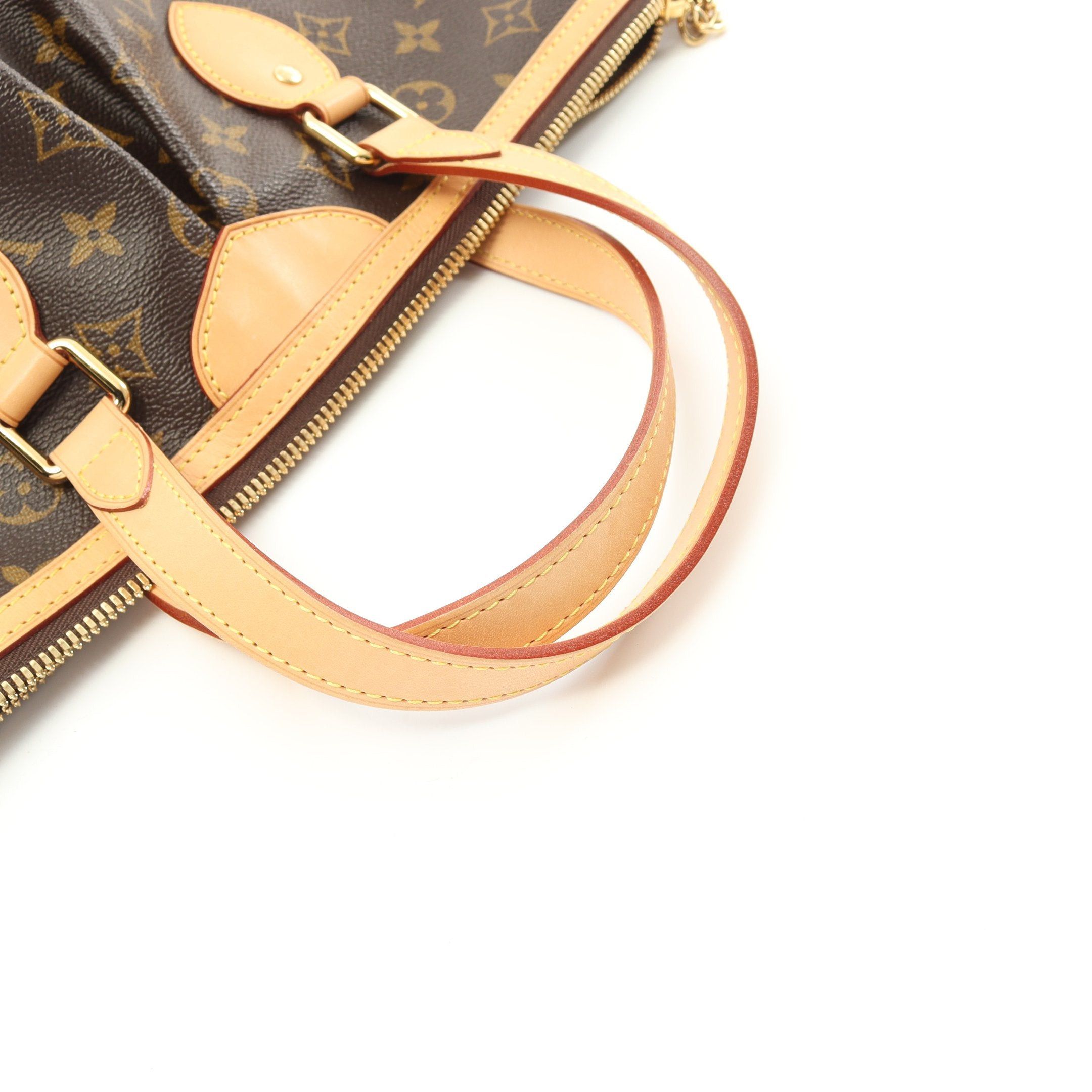 Louis Vuitton Louis Vuitton Palermo Pm Monogram Handbag Leather Brown Size ONE SIZE - 7 Thumbnail