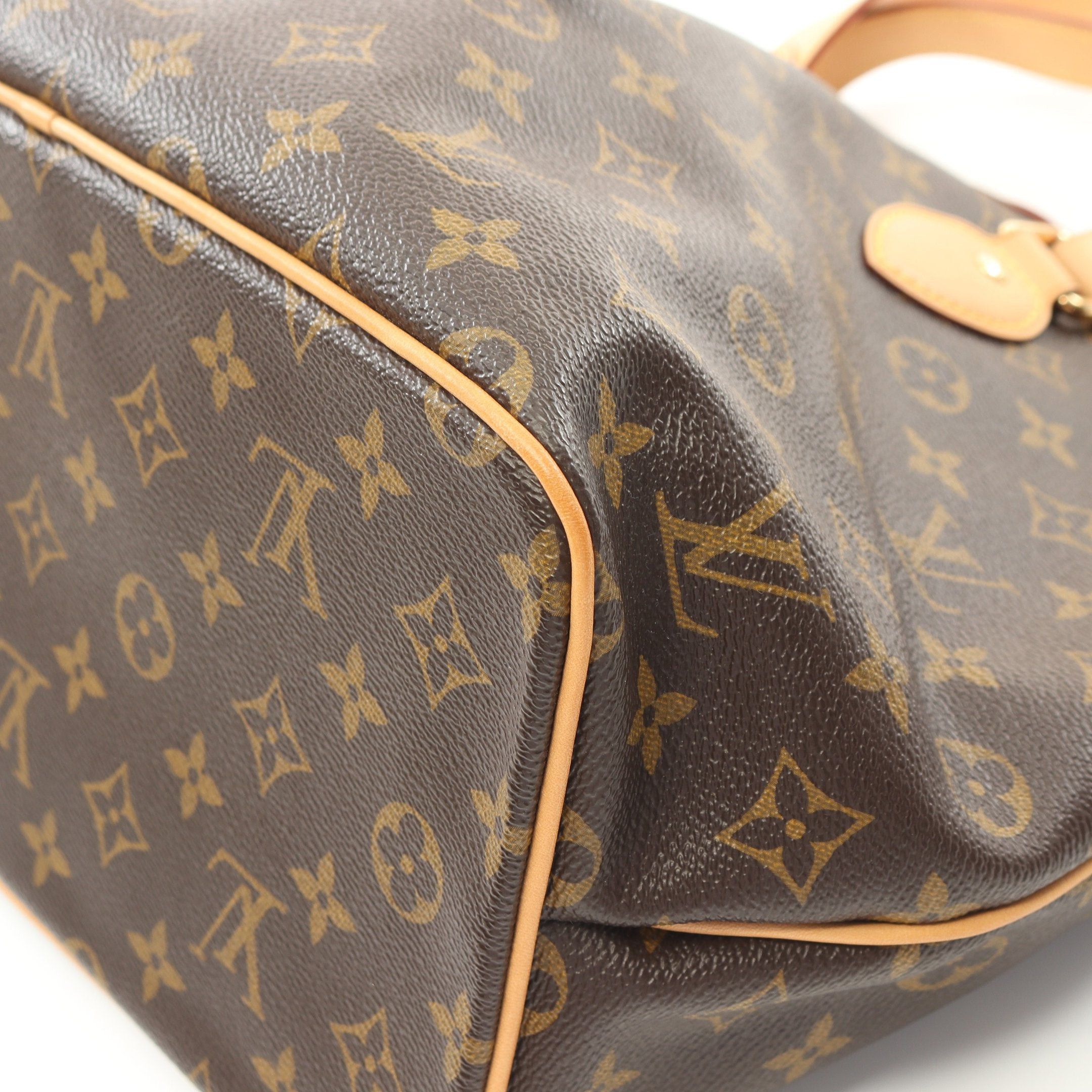 Louis Vuitton Louis Vuitton Palermo Pm Monogram Handbag Leather Brown Size ONE SIZE - 6 Thumbnail