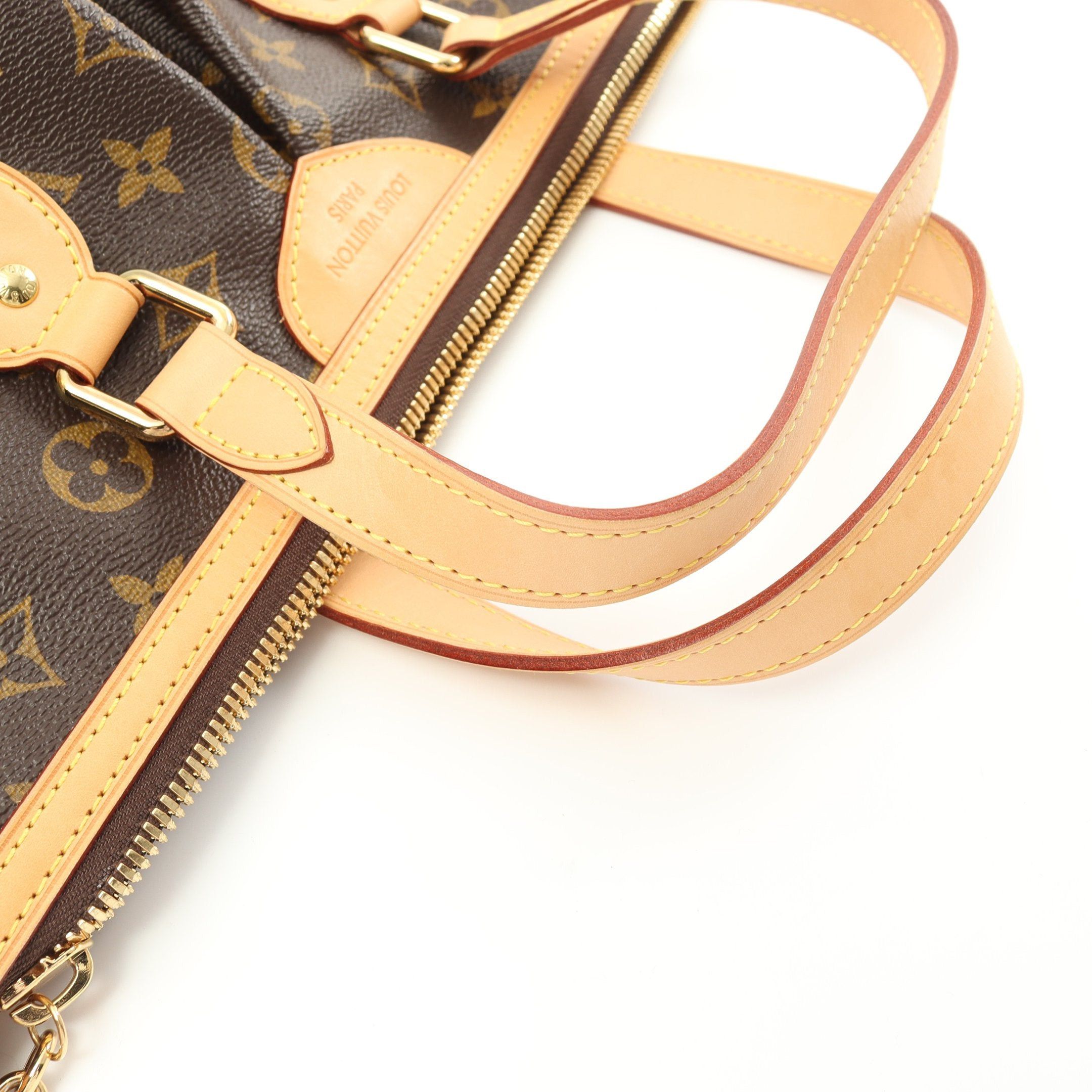 Louis Vuitton Louis Vuitton Palermo Pm Monogram Handbag Leather Brown Size ONE SIZE - 9 Thumbnail