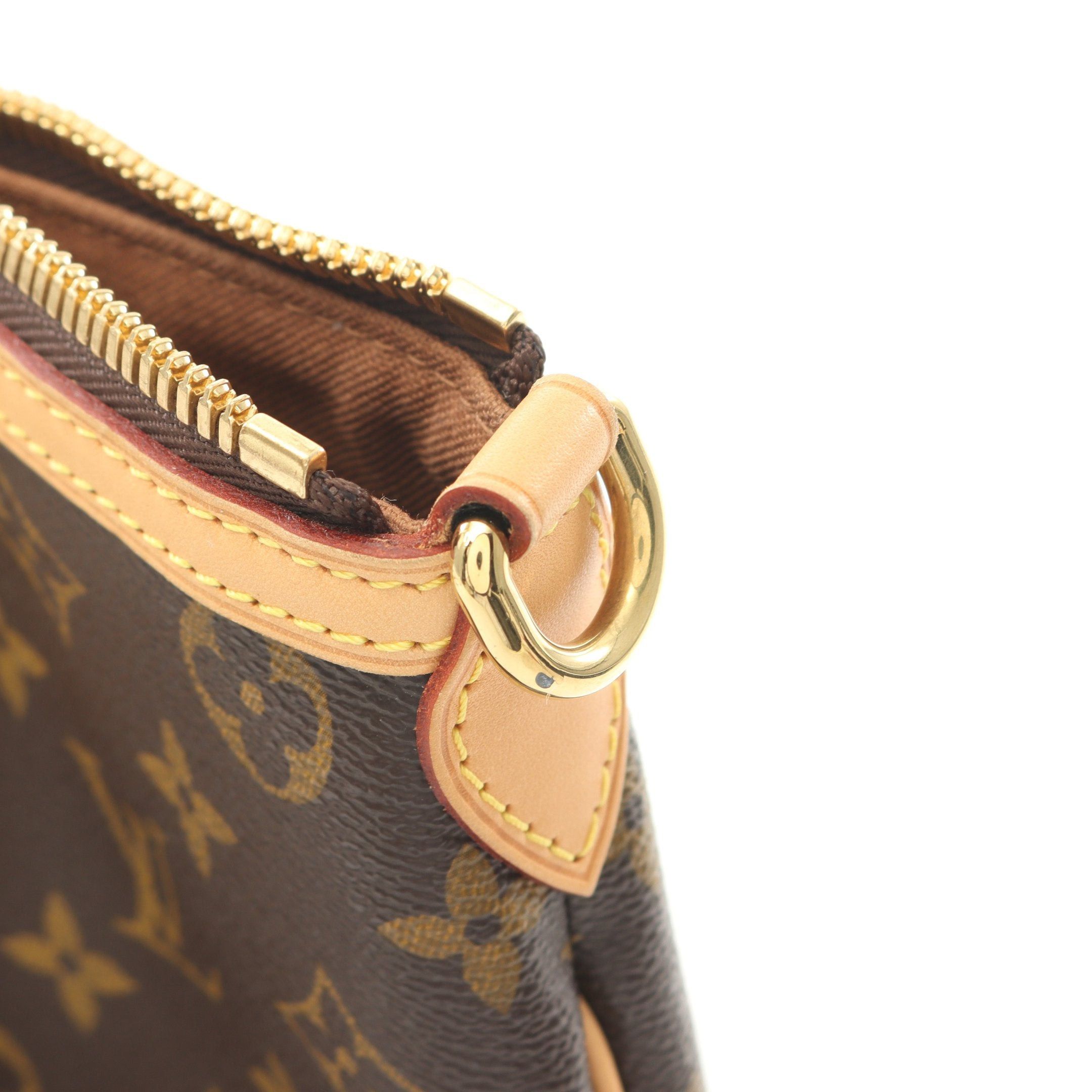 Louis Vuitton Louis Vuitton Palermo Pm Monogram Handbag Leather Brown Size ONE SIZE - 11 Thumbnail
