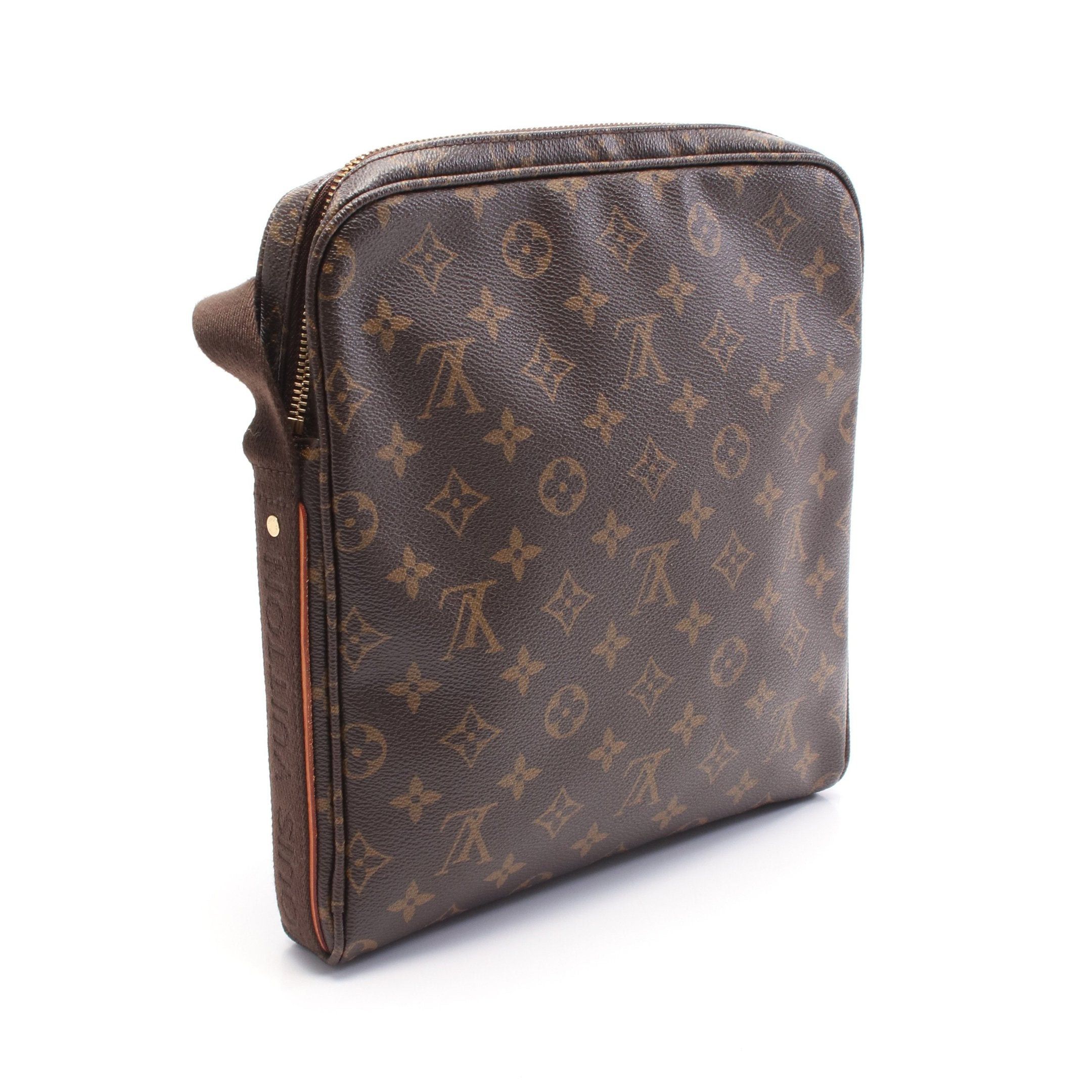 Louis Vuitton Louis Vuitton Trotteur Bobourg Monogram Shoulder Bag Leather Brown Size ONE SIZE - 2 Thumbnail