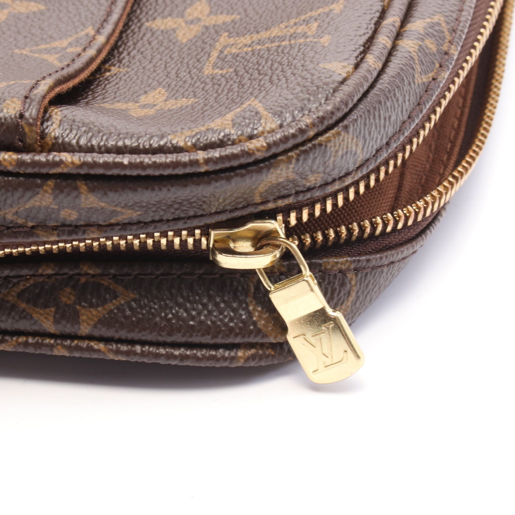 Louis Vuitton Louis Vuitton Trotteur Bobourg Monogram Shoulder Bag Leather Brown Size ONE SIZE - 7 Thumbnail