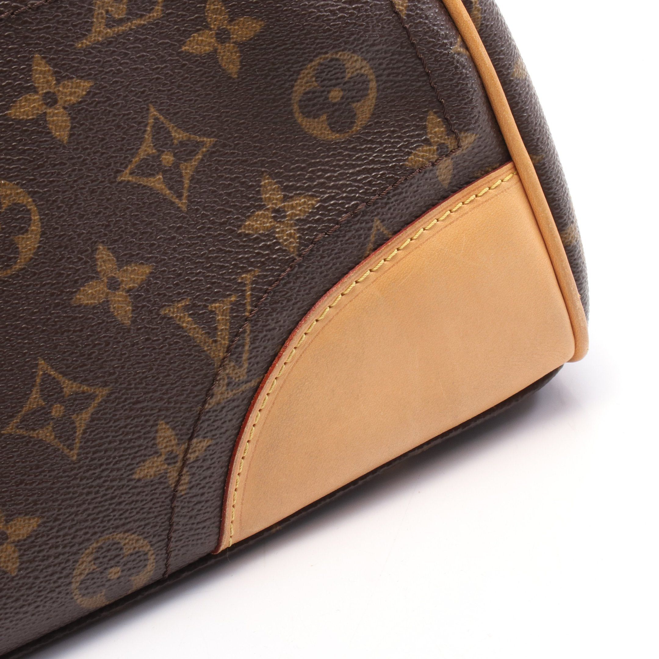 Louis Vuitton Louis Vuitton Beverly Mm Monogram Shoulder Bag Leather Brown Size ONE SIZE - 11 Thumbnail