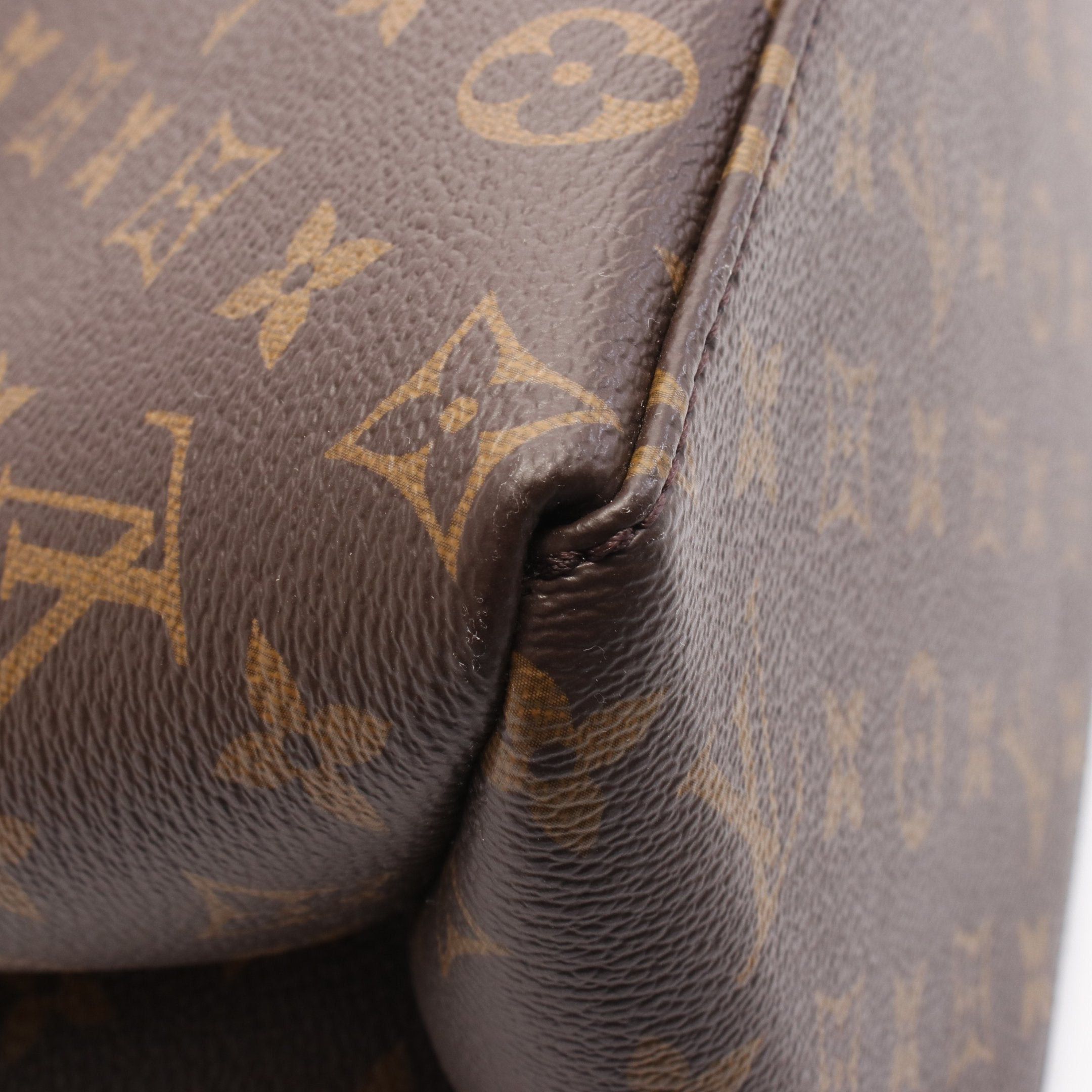 Louis Vuitton Louis Vuitton Petit Palais Mm Monogram Handbag Leather Brown Size ONE SIZE - 5 Thumbnail