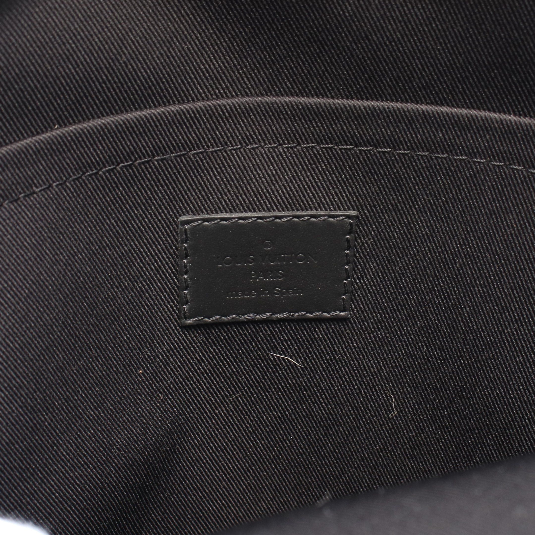 Louis Vuitton Louis Vuitton Pilot Sling Bag Body Leather Black Size ONE SIZE - 4 Thumbnail