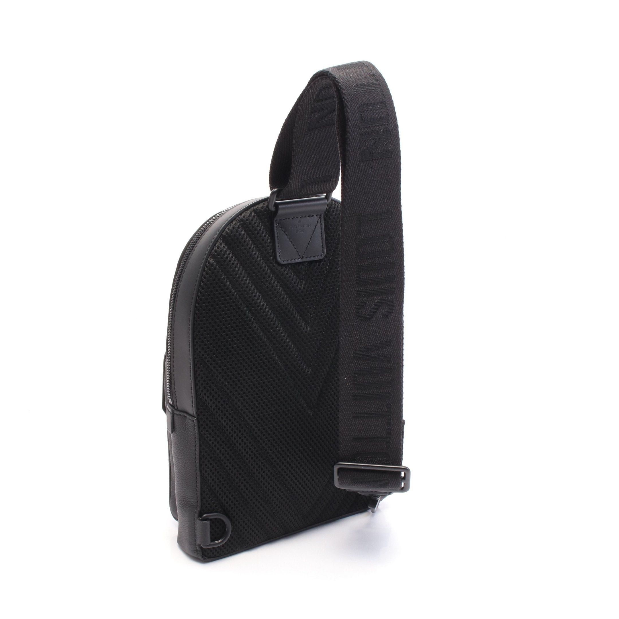 Louis Vuitton Louis Vuitton Pilot Sling Bag Body Leather Black Size ONE SIZE - 2 Thumbnail