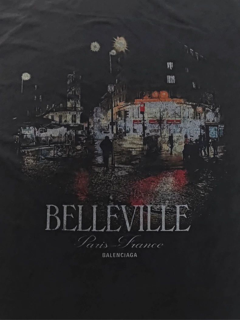 Balenciaga Balenciaga Belleville Washed T-Shirt Size US S / EU 44-46 / 1 - 5 Thumbnail