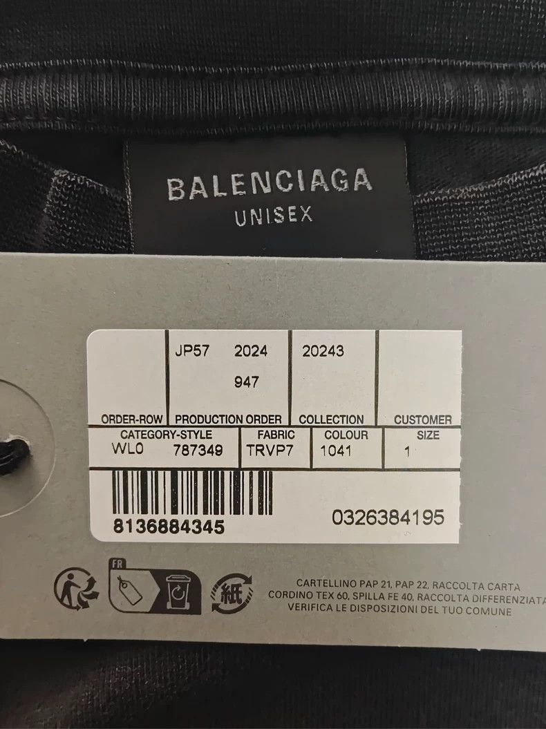 Balenciaga Balenciaga Belleville Washed T-Shirt Size US S / EU 44-46 / 1 - 4 Thumbnail