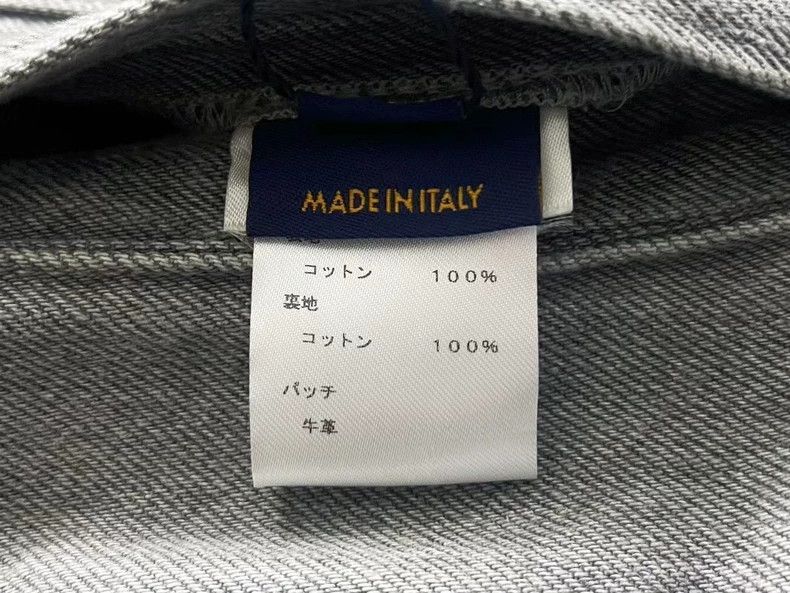 Louis Vuitton Louis Vuitton Gray Denim Jacket with Pockets Size US L / EU 52-54 / 3 - 5 Thumbnail