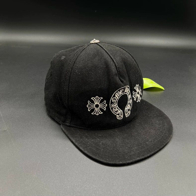 Chrome Hearts Chrome Hearts Black Embroidered Baseball Cap Size ONE SIZE - 4 Thumbnail
