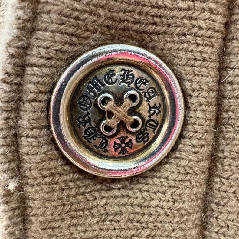 Chrome Hearts Chrome Heart Cross Knit Cardigan Large Size Size US L / EU 52-54 / 3 - 6 Thumbnail