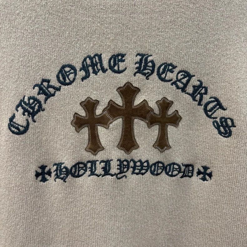 Chrome Hearts Chrome Heart Cross Knit Cardigan Large Size Size US L / EU 52-54 / 3 - 3 Thumbnail