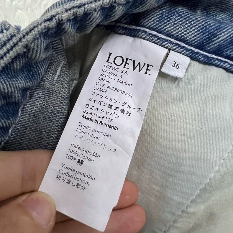Loewe LOEWE Light Blue Denim Pants Size 36 Size US 36 / EU 52 - 5 Thumbnail