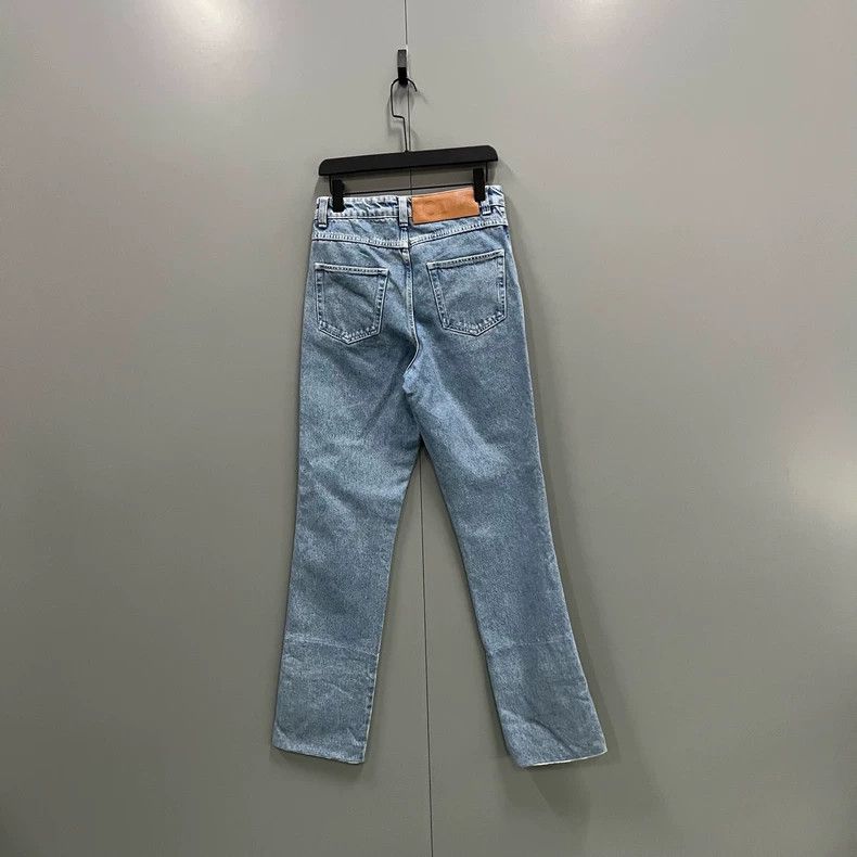 Loewe LOEWE Light Blue Denim Pants Size 36 Size US 36 / EU 52 - 2 Thumbnail