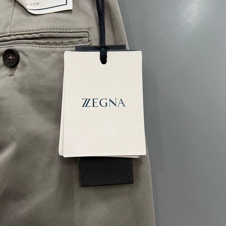 Ermenegildo Zegna Zegna Solid Color Dress Pants Size 44 Size US 44 / EU 60 - 5 Thumbnail