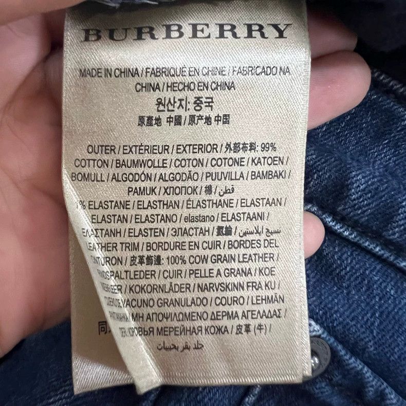 Burberry Burberry Dark Blue Denim Jeans Size 42 Size US 42 / EU 58 - 5 Thumbnail