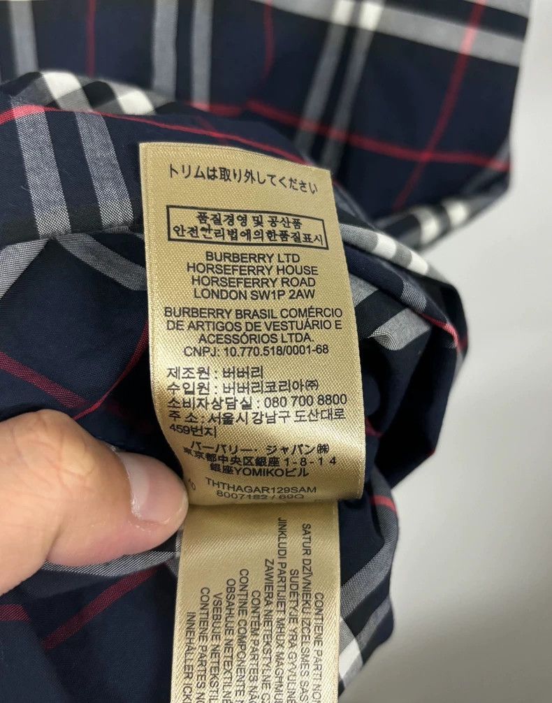 Burberry Burberry Check Short-Sleeve Button-Up Shirt Size US L / EU 52-54 / 3 - 6 Thumbnail