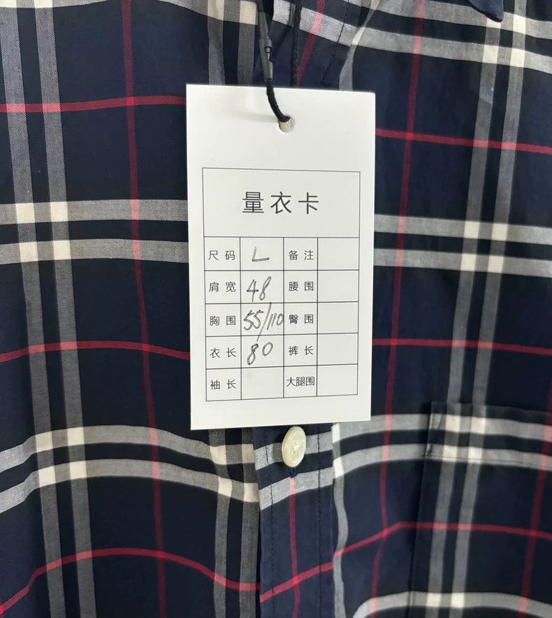 Burberry Burberry Check Short-Sleeve Button-Up Shirt Size US L / EU 52-54 / 3 - 7 Thumbnail
