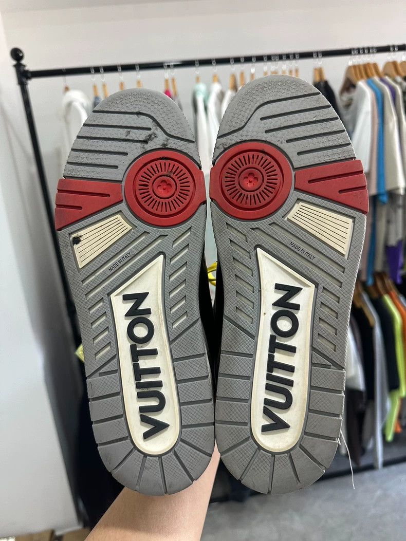 Louis Vuitton Lv Trainer Black with Colorful Laces Size US 8.5 / EU 41-42 - 5 Thumbnail