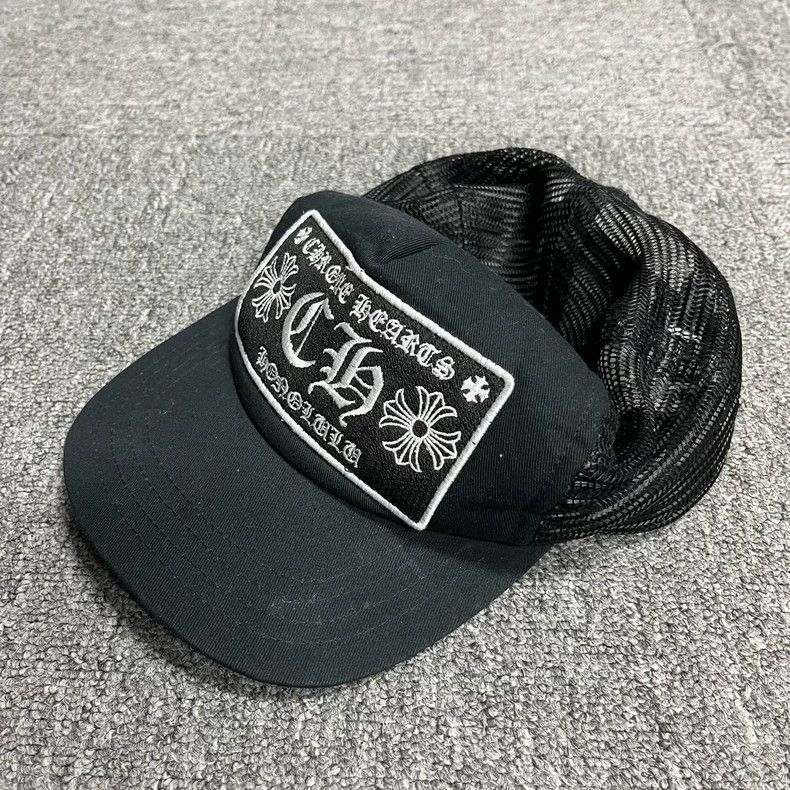Chrome Hearts Chrome Hearts Black Logo Design Cap Size ONE SIZE - 2 Thumbnail