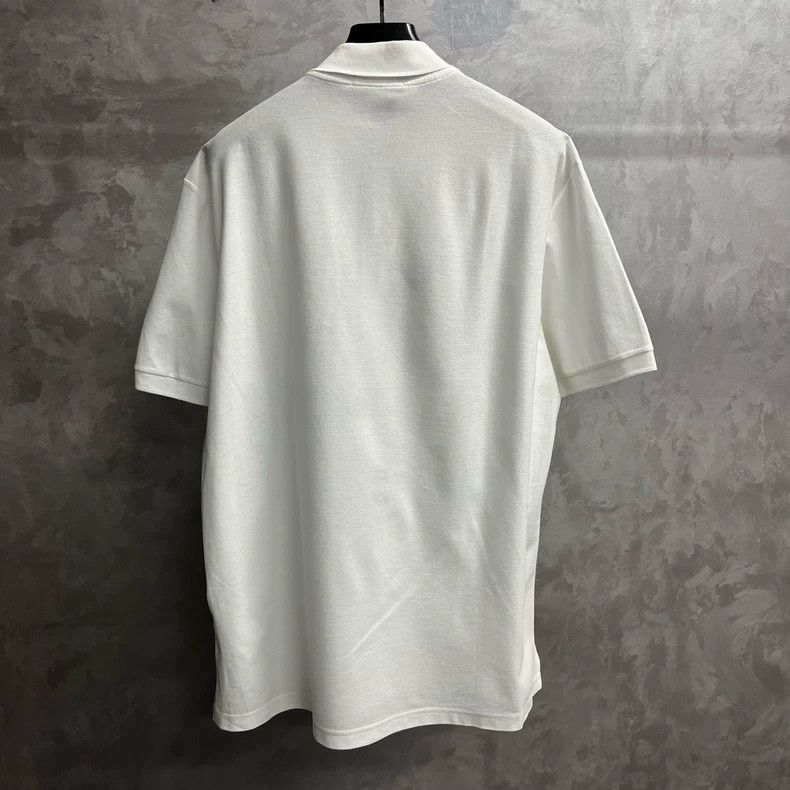 Louis Vuitton Louis Vuitton White Logo Short Sleeve Polo Size US XL / EU 56 / 4 - 5 Thumbnail